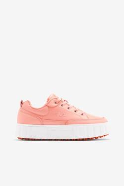 Apricot Pink / White Women's Fila Sandblast Low Sneakers | Fila986WJ