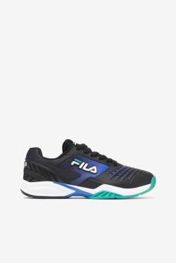 Black / Blue / Turquoise Women's Fila Axilus 2 Energized Tennis Shoes | Fila654TB