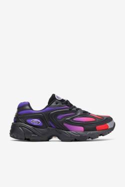 Black / Deep Blue / Purple Men's Fila Creator Sneakers | Fila657SJ