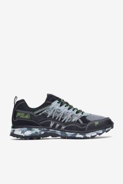 Black / Green Men's Fila Evergrand Tr Camo Sneakers | Fila523XW