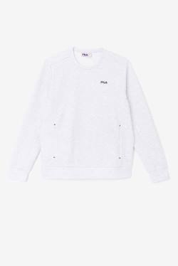 Black Men's Fila Emry Crew Sweatshirts | Fila239XC