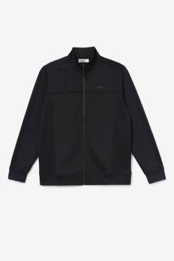 Black Men's Fila Gonal Zip Jackets | Fila523YV