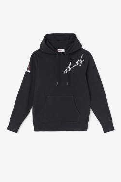 Black Men's Fila Grant Hill Lazarus Hoodie | Fila273FY