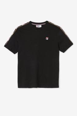 Black Men's Fila Oliver Tee T Shirts | Fila672EK