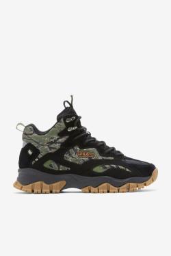 Black Men's Fila Ray Tracer Tr 2 Mid Boots | Fila291VM