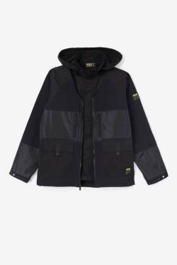 Black Men's Fila Tate 3-in-1 Utility Jackets | Fila942OV