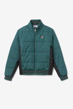 Black Men's Fila Watson Puffer Jackets | Fila056YD