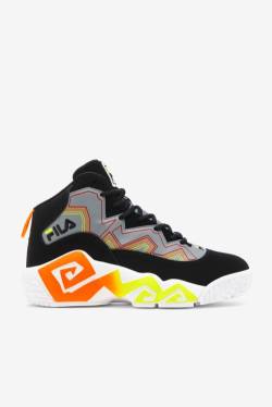 Black / Orange Men's Fila Mb Stitch Sneakers | Fila583IS