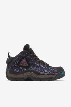 Black / Purple Men's Fila Grant Hill 2 Outdoor Boots | Fila324LO