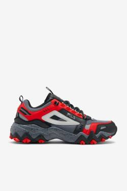 Black / Red Men's Fila Oakmont TR Sneakers | Fila192RI