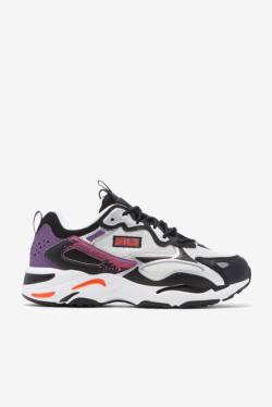 Black / Red Orange / Purple Men's Fila Ray Tracer 2 Nxt Sneakers | Fila651NT