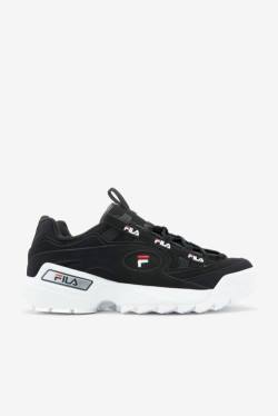 Black / Red / White Men's Fila D-formation Sneakers | Fila037VQ