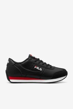 Black / Red / White Men's Fila Province Sneakers | Fila462VB