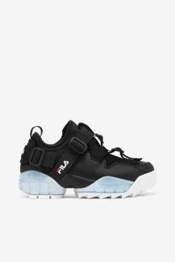 Black / Red / White Women's Fila Unit Le Sneakers | Fila685QH