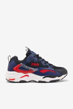 Black / White / Blue Men's Fila Ray Tracer 2 Sneakers | Fila807UF