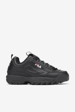 Black / White Men's Fila Disruptor 2 Premium Sneakers | Fila738ZB