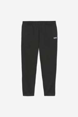 Black / White Men's Fila Garin Jogger Pants | Fila054SB