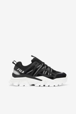 Black / White / Metal Silver Women's Fila Vitalize Sneakers | Fila201GP