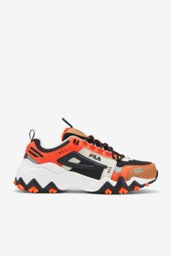 Black / White / Orange Men's Fila Oakmont TR Sneakers | Fila251WM