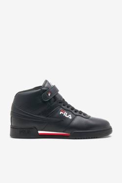 Black / White / Red Men's Fila F-13 Sneakers | Fila532RQ