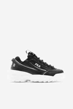 Black / White Women's Fila Disruptor 2 Exp Sneakers | Fila678WQ