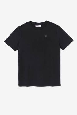 Black Women's Fila Doran Tee T Shirts | Fila371KG