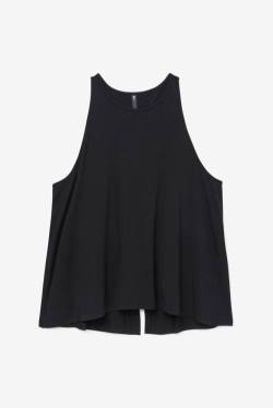 Black Women's Fila Fi-lux Open Back Tank Sports Tops | Fila071JQ