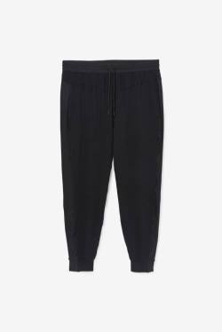 Black Women's Fila Fi-lux Texture Jogger Pants | Fila105OQ