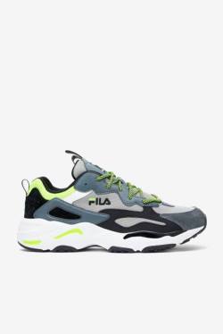 Black / Yellow Men's Fila Ray Tracer Sneakers | Fila051LI