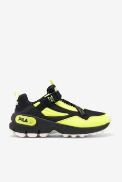 Black / Yellow / White Men's Fila Trailpacer Slip-on Sneakers | Fila617MZ