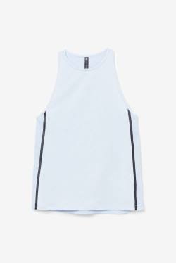 Blue / Black Women's Fila Fi-lux Loose Tank Top T Shirts | Fila568MJ