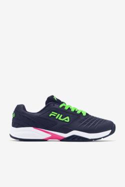 Blue / Green / Purple Men's Fila Axilus 2 Energized Tennis Shoes | Fila149CZ