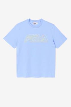 Blue Men's Fila Lakosa Tee T Shirts | Fila348QL