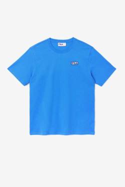 Blue Men's Fila Skylar Tee T Shirts | Fila492UE