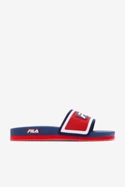 Blue / Red / White Men's Fila Lunar Slides | Fila862DR