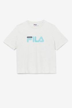 Blue Turquoise Women's Fila Miss Eagle Tee T Shirts | Fila985GZ