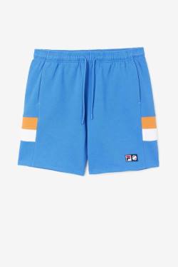 Blue / White / Coral Rose Men's Fila Langlen Shorts | Fila612GW