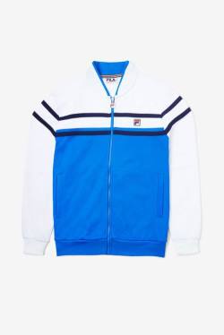 Blue / White / Navy Men's Fila Naso Jackets | Fila261MG