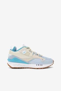 Blue / White Women's Fila Renno N-generation Mid Sneakers | Fila483JC