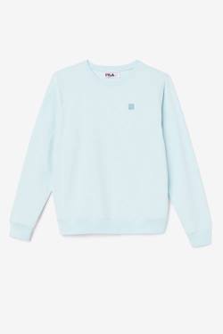 Blue Women's Fila Kaydence Crew Sweatshirts | Fila204WE