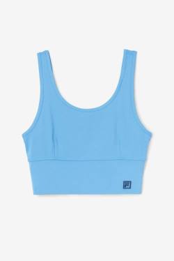 Blue Women's Fila Kora Bra Sports Tops | Fila872RL