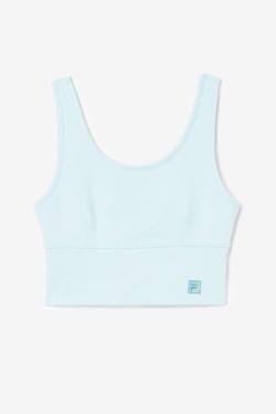 Blue Women's Fila Kora Bra Sports Tops | Fila938ZX