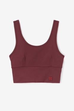 Brown Women's Fila Kora Bra Sports Tops | Fila041YR