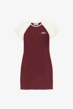 Burgundy Women's Fila Kyra Dress | Fila321NF