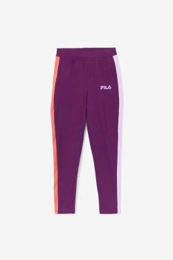 Burgundy Women's Fila Mercy Leggings | Fila703IT