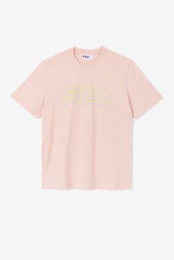 Coral Men's Fila Lakosa Tee T Shirts | Fila046PX