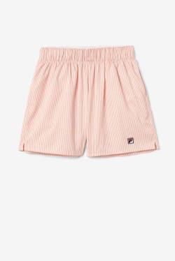 Coral / White Women's Fila Ariella Shorts | Fila280ST