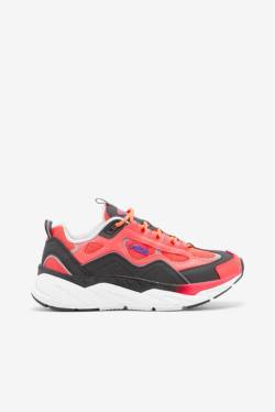 Deep Pink / Black / White Women's Fila Trigate Sneakers | Fila851CK