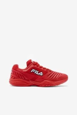 Deep Red / White / Navy Women's Fila Axilus 2 Energized Tennis Shoes | Fila871TN