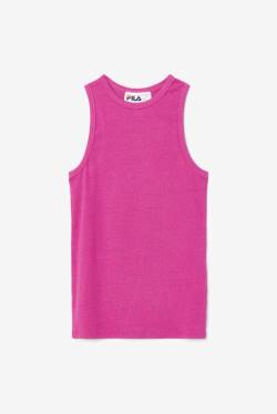 Fuchsia Women's Fila Alexia Tank Sports Tops | Fila467BM